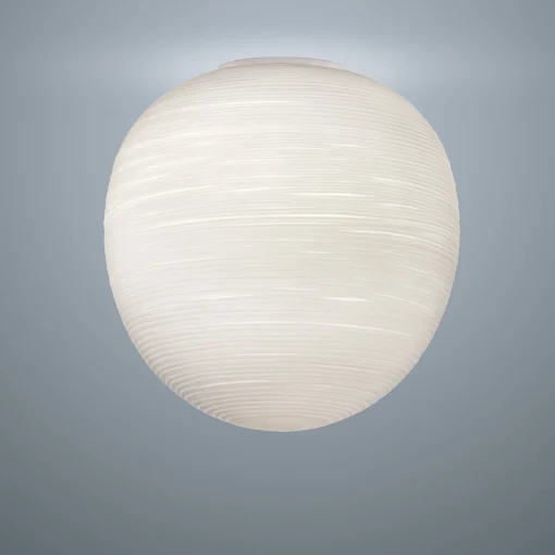 Foscarini Deckenleuchte Rituals Xl Glas/ O 40 X H 40 Cm - Geblasenes Glas - Weis Store