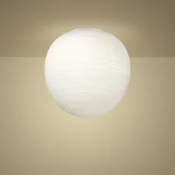 Foscarini Deckenleuchte Rituals Xl Glas/ O 40 X H 40 Cm - Geblasenes Glas - Weis Store
