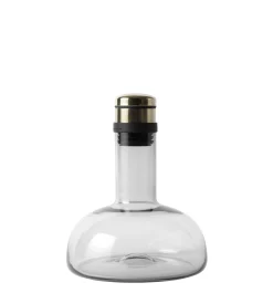 Menu Dekantierer  Glas Grau Transparent / 1 L - Messing - Rauchgrau Best