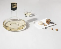 Menu Dekantierer  Glas Grau Transparent / 1 L - Messing - Rauchgrau Best
