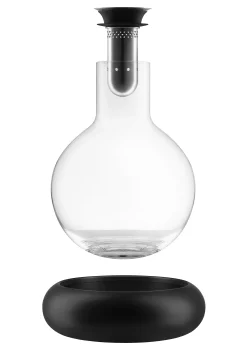 Eva Solo Dekantierer  Glas Plastikmaterial Schwarz Transparent 0,75 L / Mit Belufter - Mit Kuhlring - Schwarz - Transparent Online