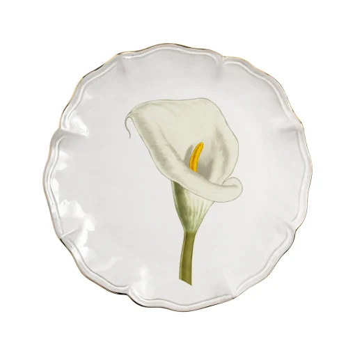 & klevering Dessertteller Keramik Bunt / O 21 Cm - Bunt - Gold - Weis Best