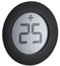Eva Solo Digital Thermometer  Metall / Selbstklebend - Fur Die Fensterscheibe - Schwarz - Stahl Best Sale