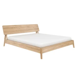 Ethnicraft Doppelbett Air Holz Natur / Fur Matratzen Der Grose 180 X 200 Cm - Eiche Massiv - Eiche Natur Shop