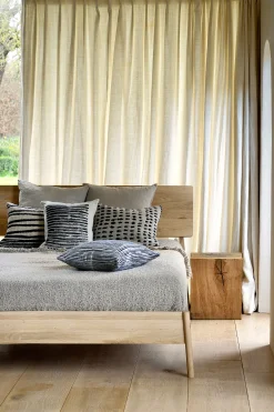 Ethnicraft Doppelbett Air Holz Natur / Fur Matratzen Der Grose 180 X 200 Cm - Eiche Massiv - Eiche Natur Shop