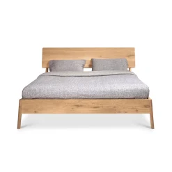 Ethnicraft Doppelbett Air Holz Natur / Fur Matratzen Der Grose 180 X 200 Cm - Eiche Massiv - Eiche Natur Shop