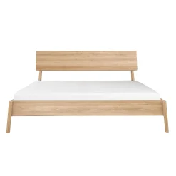 Ethnicraft Doppelbett Air Holz Natur / Fur Matratzen Der Grose 180 X 200 Cm - Eiche Massiv - Eiche Natur Shop
