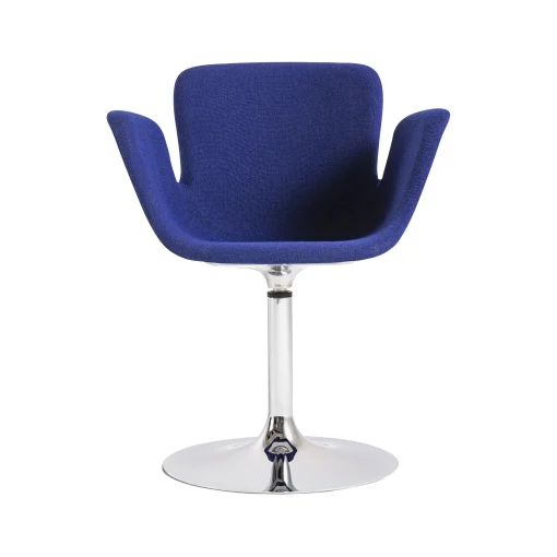 Cappellini Drehsessel Juli Soft Textil Blau / Stoff - Blau - Verchromt Hot