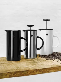 Stelton Druckkolben-Kaffeemaschine Classic Plastikmaterial/ Fasst 8 Tassen - Schwarz Best Sale