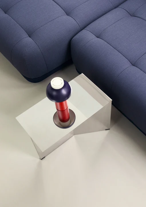 Hay Ecksofa Quilton Duo Textil (2 Kontrastierende Stoffe) / Compo Nr. 19 Links - L 252,5 Cm - Blau Outlet