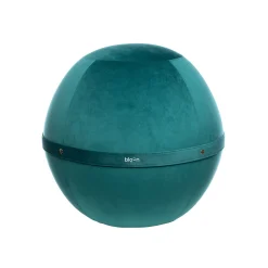 BLOON PARIS Ergonomischer Sitz Ballon Velvet Regular Textil Blau / Velours - O 55 Cm - Saphir Shop