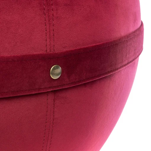 BLOON PARIS Ergonomischer Sitz Ballon Velvet Regular Textil Rot / Velours - O 55 Cm - Rubinrot Shop