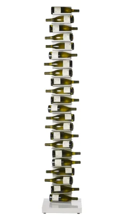 Opinion Ciatti Flaschenhalter Ptolomeo Vino Metall/ Mit Sockel - H 213 Cm - Weis Glanzend Shop