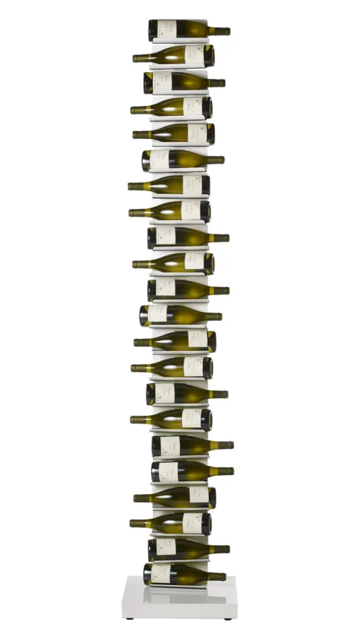 Opinion Ciatti Flaschenhalter Ptolomeo Vino Metall/ Mit Sockel - H 213 Cm - Weis Glanzend Shop