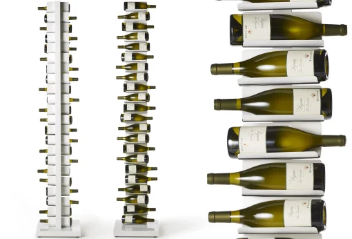 Opinion Ciatti Flaschenhalter Ptolomeo Vino Metall/ Mit Sockel - H 213 Cm - Weis Glanzend Shop