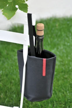 L'Atelier du Vin Flaschenkuhler Fresh Baladeur Textil- Schwarz Cheap