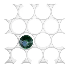 Kartell Flaschenregal Infinity Plastikmaterial- Weis Outlet