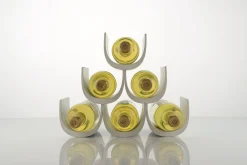 Alessi Flaschenregal Noe Plastikmaterial/ Kombinierbar - Fur 6 Flaschen - Weis Sale