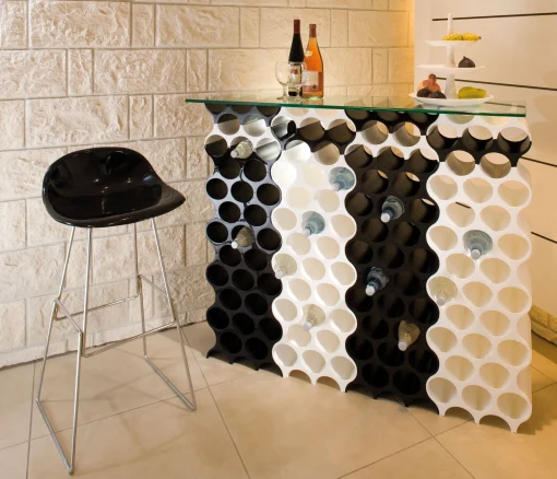 Koziol Flaschenregal Setup Plastikmaterial- Weis Discount