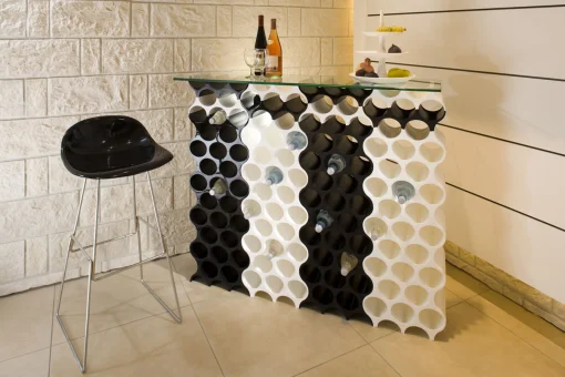 Koziol Flaschenregal Setup Plastikmaterial- Weis Discount