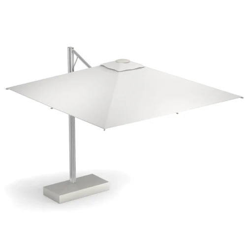 Emu Freiarmschirm Shade Pro Metall Weis / 323 X 303 Cm - Aluminium Eloxiert - Weis Fashion