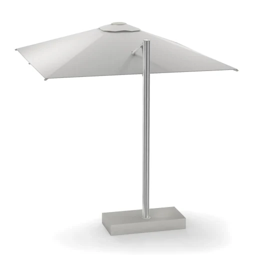 Emu Freiarmschirm Shade Pro Metall Weis / 323 X 303 Cm - Aluminium Eloxiert - Weis Fashion