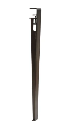 TIPTOE Fus Aus Stahl Mit Klammersystem / H 75 Cm - Um Tische & Schreibtische Zu Gestalten - Verwitterter Stahl Shop
