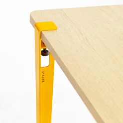 TIPTOE Fus  Metall Gelb Mit Schraub-Befestigung / H 75 Cm - Um Tische & Schreibtische Zu Gestalten - Sonnenblumengelb Outlet