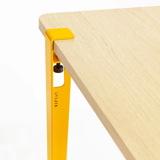 TIPTOE Fus  Metall Gelb Mit Schraub-Befestigung / H 75 Cm - Um Tische & Schreibtische Zu Gestalten - Sonnenblumengelb Outlet