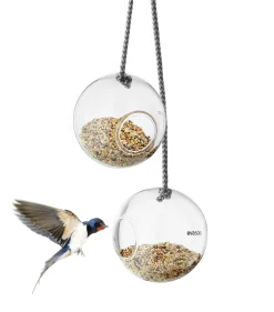 Eva Solo Futterstelle Fur Vogel  Glas/ 2Er-Set - O 10 Cm - Transparent Discount