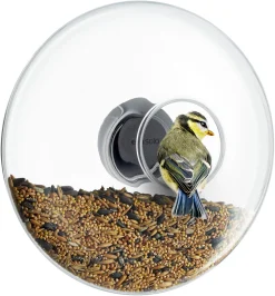 Eva Solo Futterstelle Fur Vogel Large Glas Transparent / Fur Die Fensterscheibe - O 20 Cm - Edelstahl - Schwarz - Transparent Cheap