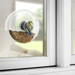 Eva Solo Futterstelle Fur Vogel Large Glas Transparent / Fur Die Fensterscheibe - O 20 Cm - Edelstahl - Schwarz - Transparent Cheap