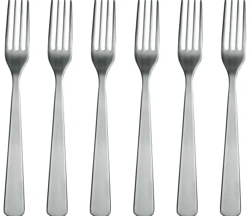 Normann Copenhagen Gabel Normann Metall 6 Stuck - Mattmetall Discount