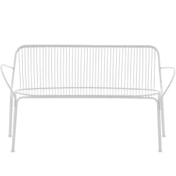 Kartell Gartensofa 2-Sitzer Hiray Metall/ Metall - L 121 Cm - Weis Best