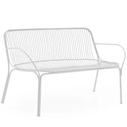 Kartell Gartensofa 2-Sitzer Hiray Metall/ Metall - L 121 Cm - Weis Best