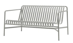 Hay Gartensofa 2-Sitzer Palissade Lounge Metall Grau / L 139 Cm - R & E Bouroullec - Hellgrau Store