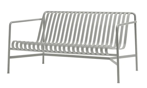 Hay Gartensofa 2-Sitzer Palissade Lounge Metall Grau / L 139 Cm - R & E Bouroullec - Hellgrau Store