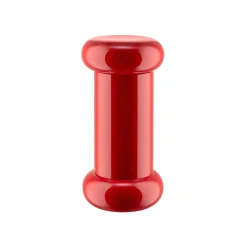 Alessi Gewurzmuhle / By Ettore Sottsass - H 15 Cm Holz/ 100 Values Collection - Rot Hot