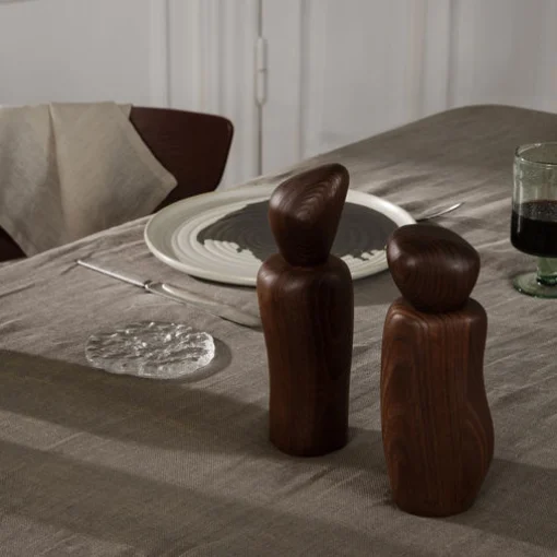 Ferm Living Gewurzmuhle Cairn Holz Natur / Fsc-Esche - O 6 X H 21 Cm - Braun Flash Sale