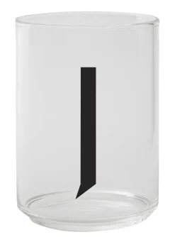 Design Letters Glas A-Z Glas / Borosilikatglas - Buchstabe J - Transparent Hot