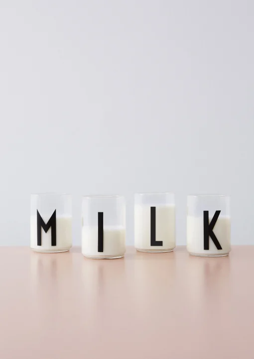 Design Letters Glas A-Z Glas / Borosilikatglas - Buchstabe J - Transparent Hot