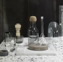 Muuto Glas Corky Glas Grau / H 10 Cm - 4Er Set - Rauchgrau Outlet