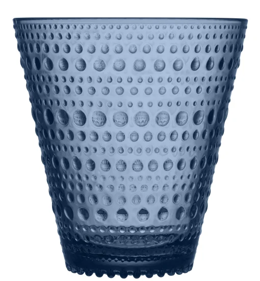 Iittala Glas Kastehelmi Glas Grau / Set Aus 2 Gläsern - 30 Cl - Gewittergrau Best Sale