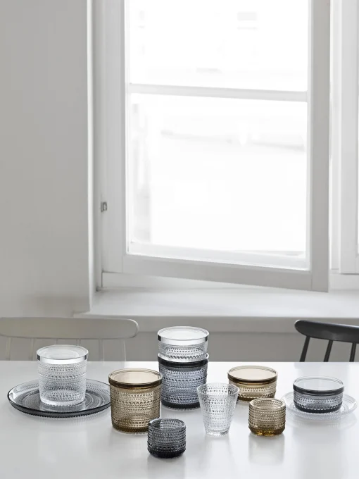 Iittala Glas Kastehelmi Glas Grau / Set Aus 2 Gläsern - 30 Cl - Gewittergrau Best Sale