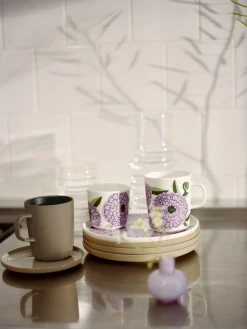 Marimekko Glasteller Oiva Keramik Beige / O 13,5 Cm - Beige Erde Discount
