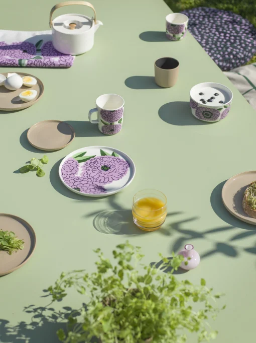 Marimekko Glasteller Oiva Keramik Beige / O 13,5 Cm - Beige Erde Discount