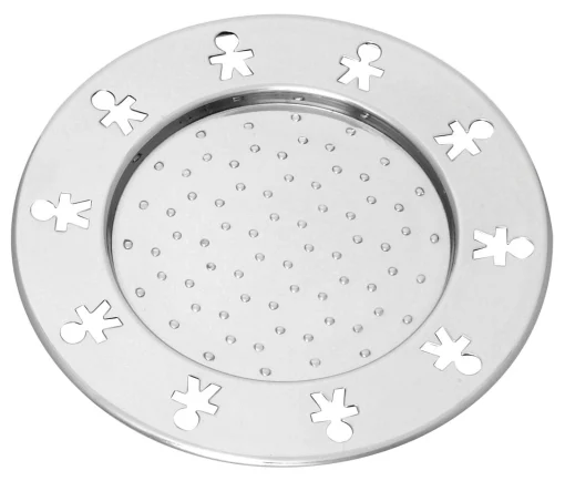 Alessi Glasuntersetzer Mini Girotondo Metall Einzelstuck - Stahl Glanzend Online