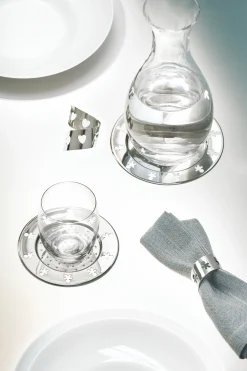 Alessi Glasuntersetzer Mini Girotondo Metall Einzelstuck - Stahl Glanzend Online