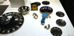 Alessi Glasuntersetzer Mini Girotondo Metall Einzelstuck - Stahl Glanzend Online