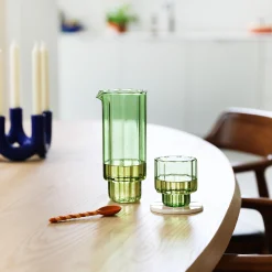& klevering Glasuntersetzer Oblique Keramik / 4Er-Set - Keramik - Bunt Discount
